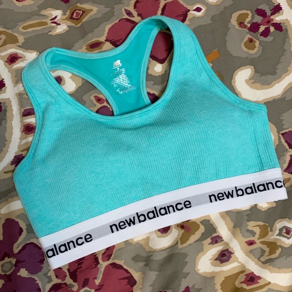new balance ribbed sports bra